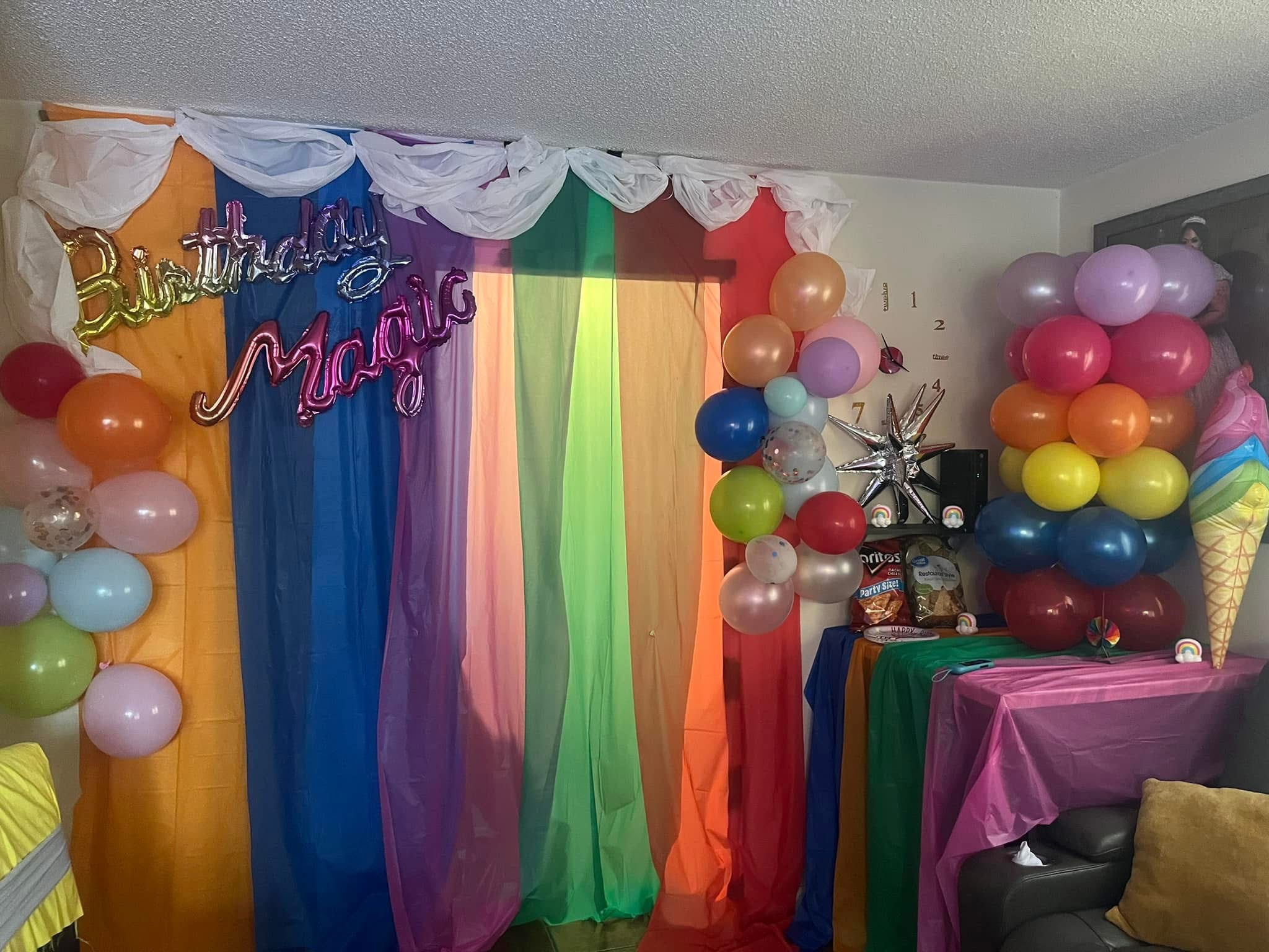 Rainbow Birthday Celebration